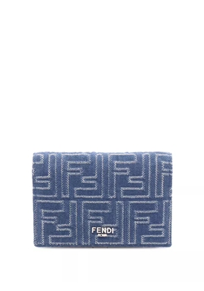 Fendi Pre-Owned 2010-2025 Denim card holder - Blue