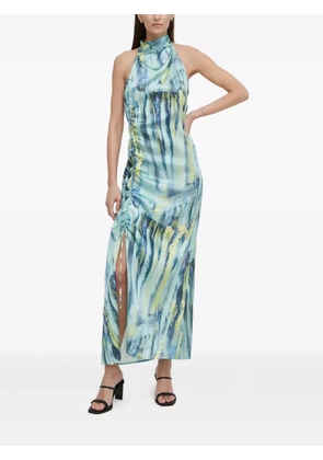 Gestuz WaleryGZ halterneck midi dress - Blue