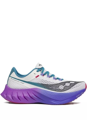 Saucony Endorphin Pro 4 Galaxy perforated sneakers - White