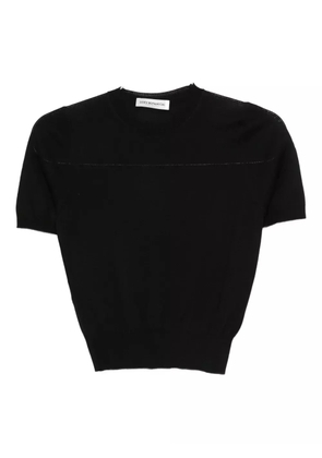 GOES BOTANICAL short-sleeve sweater - Black