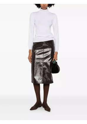 Gran Sasso roll-neck sweater - White