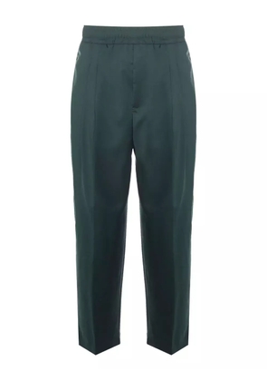 Giuliano Galiano elasticated-waist pleated pants - Green