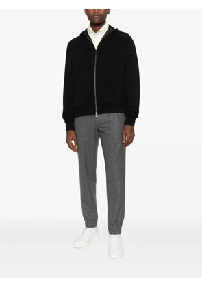 Zegna zip-up hoodie - Black