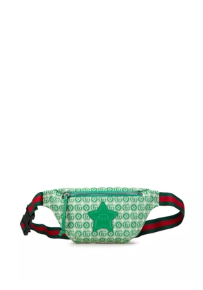 Gucci Pre-Owned 2000-2015 Kids GG Canvas Star belt bag - Green