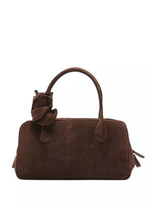 Magda Butrym Brigitte flower-detail tote bag - Brown