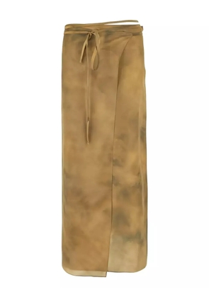 Sportmax silk midi skirt - Neutrals