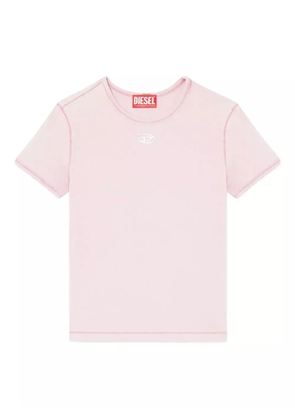 Diesel logo crew neck t-shirt - Pink