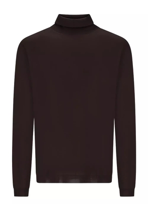 GOES BOTANICAL turtleneck sweater - Brown