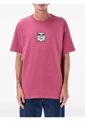 Obey icon-face T-shirt - Pink