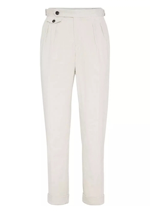 Brunello Cucinelli tailored trousers - White