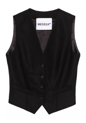 MEDEEA wool vest - Black