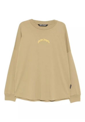 Palm Angels logo-print T-shirt - Green