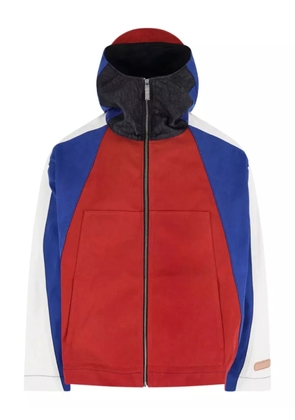 PDF colourblock jacket - Red