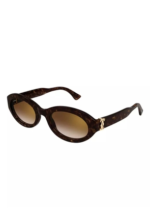 Cartier Eyewear round-frame sunglasses - Brown