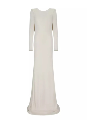 The New Arrivals Ilkyaz Ozel cowl Roisin maxi dress - White