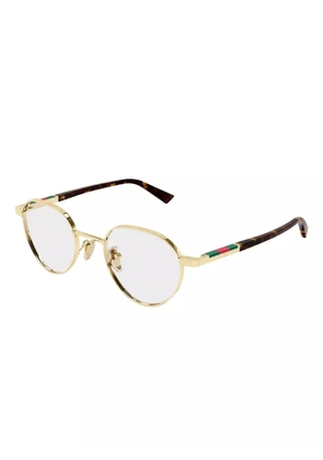 Gucci Eyewear round-frame glasses - Gold