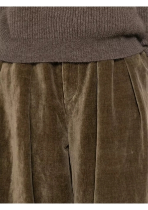 Uma Wang wide-leg cropped trousers - UW240 MUSTARD