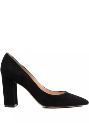Gianvito Rossi 85mm Piper pointed block-heel pumps - Black