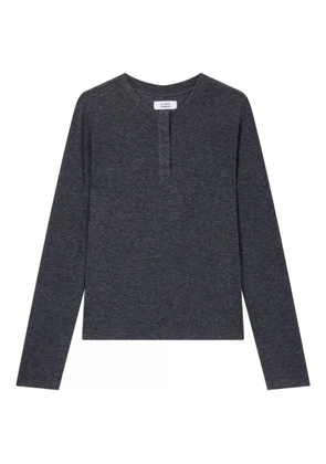 STUDIO TOMBOY Henley T-shirt - Grey