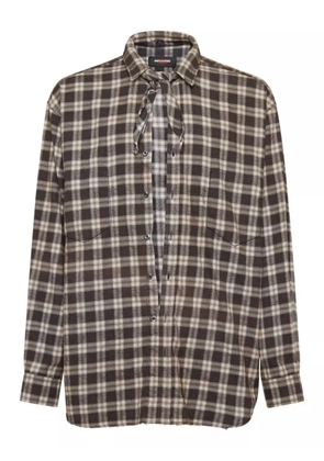 DSQUARED2 checked shirt - Brown