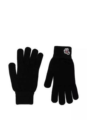 Paul Smith zebra-appliqué wool gloves - Black