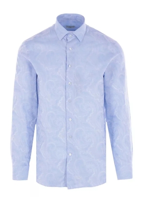 ETRO paisley-jacquard shirt - Blue