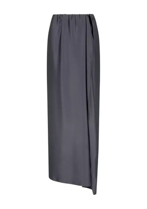 Giorgio Armani silk maxi skirt - Grey