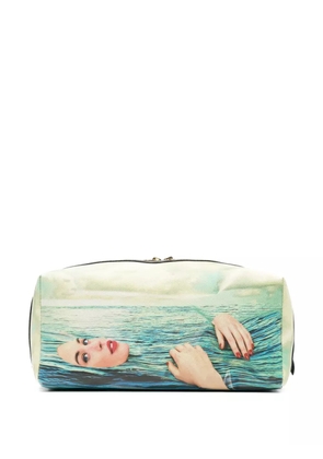 Seletti Toilerpaper Seagirl wash bag - Blue