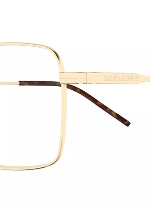 Saint Laurent Eyewear square-frame glasses - Gold