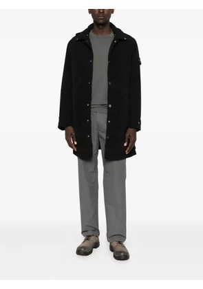 Stone Island detachable-hooded parka - Black