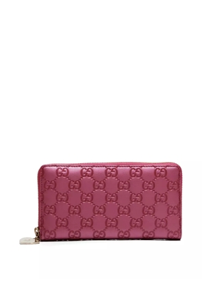 Gucci Pre-Owned 2000-2020s GG Shima Zippy wallet - Pink