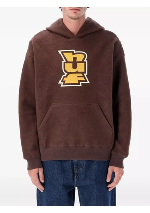 Huf Megablast logo hoodie - Brown