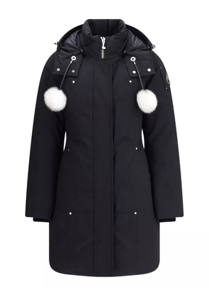 Moose Knuckles Stirling pompom hooded parka - Black