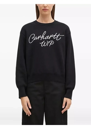 Carhartt WIP logo sweater - Black