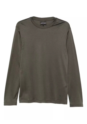 Emporio Armani long-sleeved T-shirt - Green