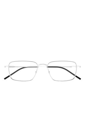 Saint Laurent Eyewear rectangle-frame glasses - Silver