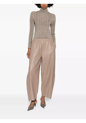 Fabiana Filippi ribbed roll-neck sweater - Neutrals
