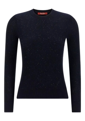 Max Mara Marabu sequin-embellished sweater - Blue