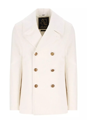 Sealup Amalfi double-breasted peacoat - White