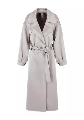 Giorgio Armani belted trench coat - Grey