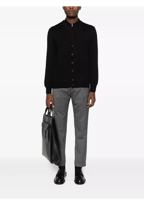 Gran Sasso button-up V-neck cardigan - Black