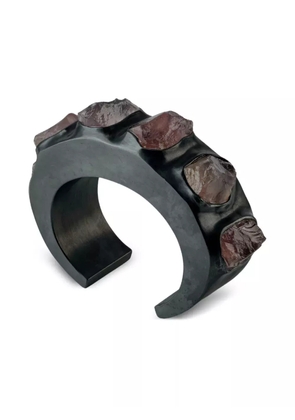 Parts of Four Crescent cuff bracelet - Black