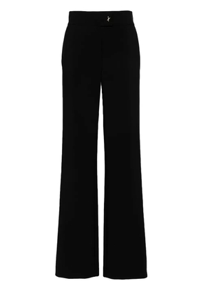 Genny dart-detail tailored trousers - Black