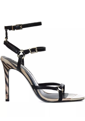 Just Cavalli animal-print sandals - Black