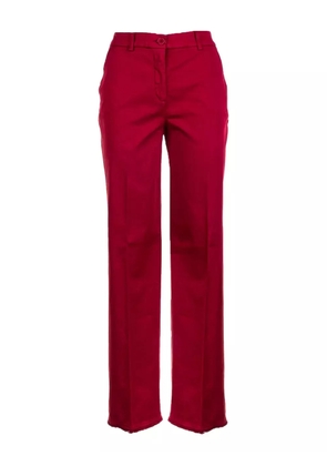 Via Masini 80 button-fastening trousers - Red