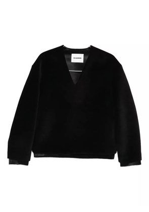 Jil Sander v-neck sweater - Black