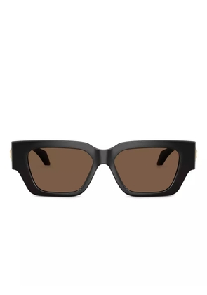 Versace Eyewear medusa-detail rectangle-frame sunglasses - Black