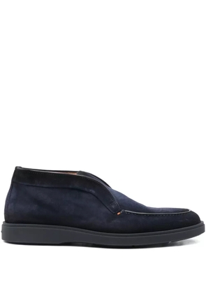 Santoni suede loafers - Blue