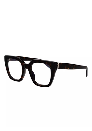 Saint Laurent Eyewear square-frame glasses - Brown
