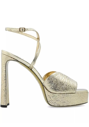 Jimmy Choo 145mm Karli platform sandals - Gold